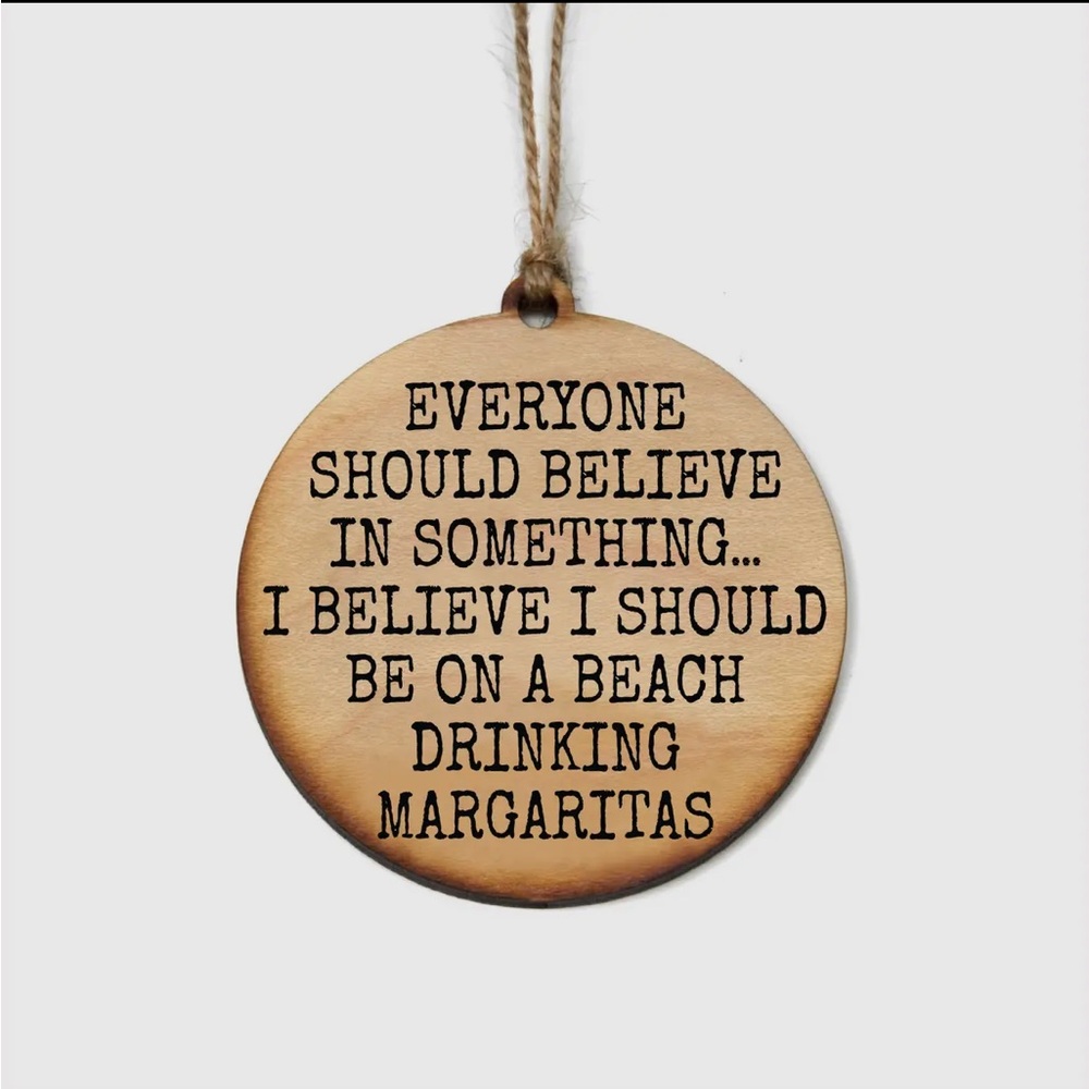 Handmade Wooden Hanging Ornament